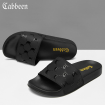 Cabins Slippers Mens Chains Topping the outside wearing the thick bottom Summer stompers Sensation Tide Men Sports Cool Slippers Black