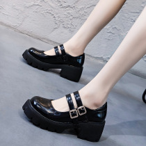 ~ Wang Xiaodus xie shop ~ Comfort is the most important internal increase thick bottom British style trend pine cake skin xie