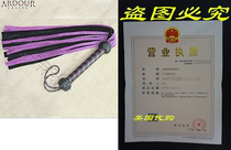 Ardour Crafts FL-036 Real Suede Leather Flogger Purple amp