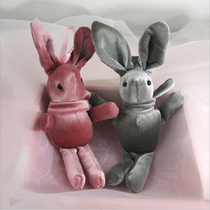 South Korean suede willing rabbit Yongsheng Bouquet Rabbit Plush Pendant Rabbit Paparazzi Valentines Plush Rabbit Companion Handbags Accessories