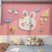 Net Red Girl Childrens Room Placement Bedside Decorative Items Princess Bedroom Cartoon Rabbit Creative Wall Stickers