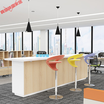 Office leisure area Bar table and chair Simple modern household living room partition cabinet Small bar table and chair