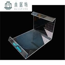 Acrylic cookware kitchenware display rack induction cooker display rack wok display rack pan stand transparent bracket