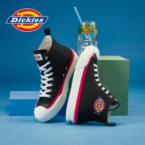 Dickies womens shoes 2021 summer canvas shoes Black fashion rain shoes ins tide student couple high-top board shoes