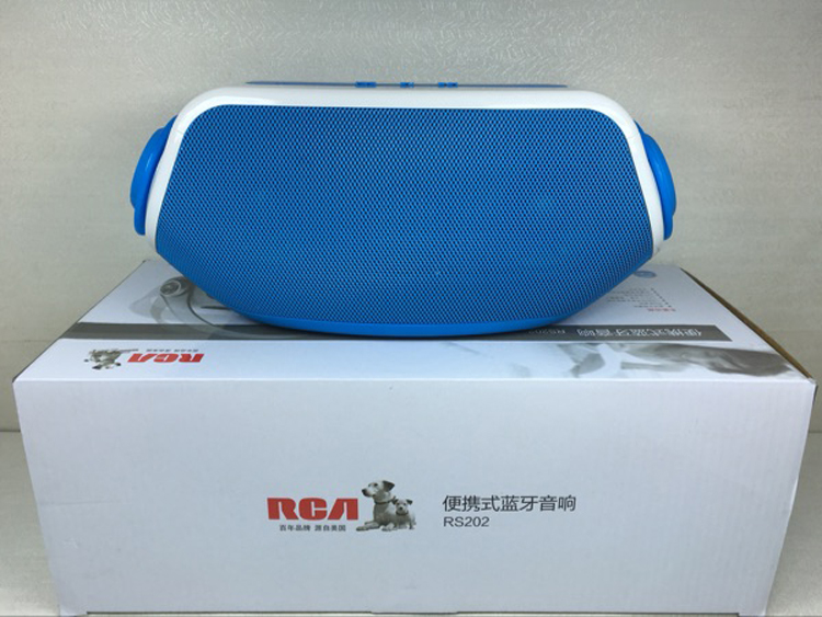 RCA RS202 Portable Outdoor Audio Bluetooth Radio USB MP3 Plug-in speaker