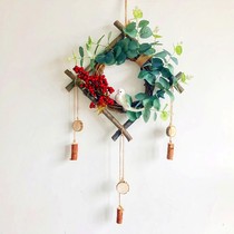 Pinecone decoration DIY handmade pine tower hemp rope creative dried flowers dried branches props shooting ornaments pine ball