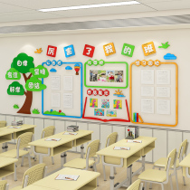 Class Culture Wall Decoration Classroom Placement Study Corner Display Wall Sticker Works Bulletin Board High Primary And Middle School
