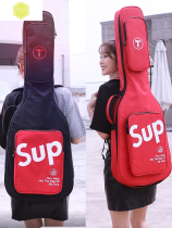 Electric Guitar Pack Double Shoulder Backpack Sponge Thickening Tide Individuality Waterproof Shockproof Guitar Bag Portable box Universal