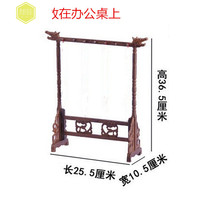  Shuanglong gong rack 15 cm gong belt rack Gong home furnishings lucky gong 22cm auspicious antique gong