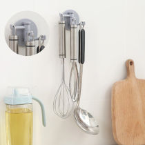 Rotary-upholstered triangular towel hook bedroom kitchen toilet free of perforated and scarless hanger