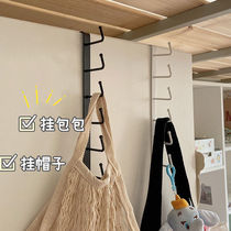 Card Clip Kitchen Iron Art Hooks Cabinet Containing Finishing Hook Free of perforated racks multifunction Home hanging hooks