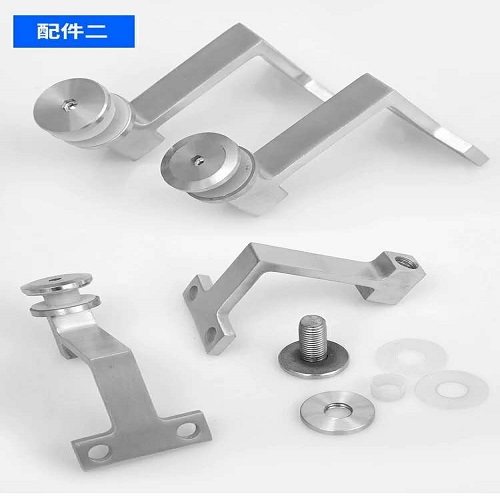 304 stainless steel barge claw balcony glass column accessories Engineering guardrail glass claws