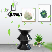 Nordic light extravaganza modern GRP furniture tea table dual-use 3 tea table and chairs art combined with a few round tables