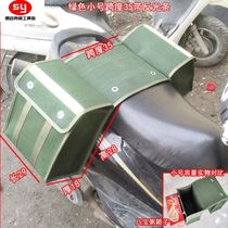 Motorcycle rear bag side canvas electric car mail bag rear seat side bag double large capacity