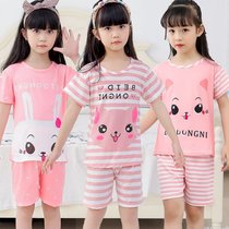 Spring and summer childrens pajamas home uniforms