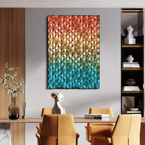European simple decorative painting beech mosaic living room background wall entrance porch device painting wall three-dimensional hanging painting