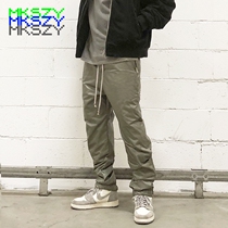 MKSZY Revved Ro style double sided nylon plus cotton warm long pants sports pants