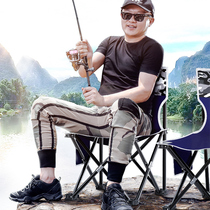 Outdoor folding chair Small horse tie stool Portable stool Telescopic camping bench Fishing gear supplies Daquan fishing chair