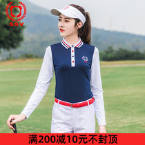 Summer new SSV golf clothing clothes womens sports long sleeve T-shirt Korean version of the uniform jacket golf single piece