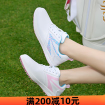 Womens golf shoes cowhide waterproof and breathable sports and leisure golf fixed nail womens shoes