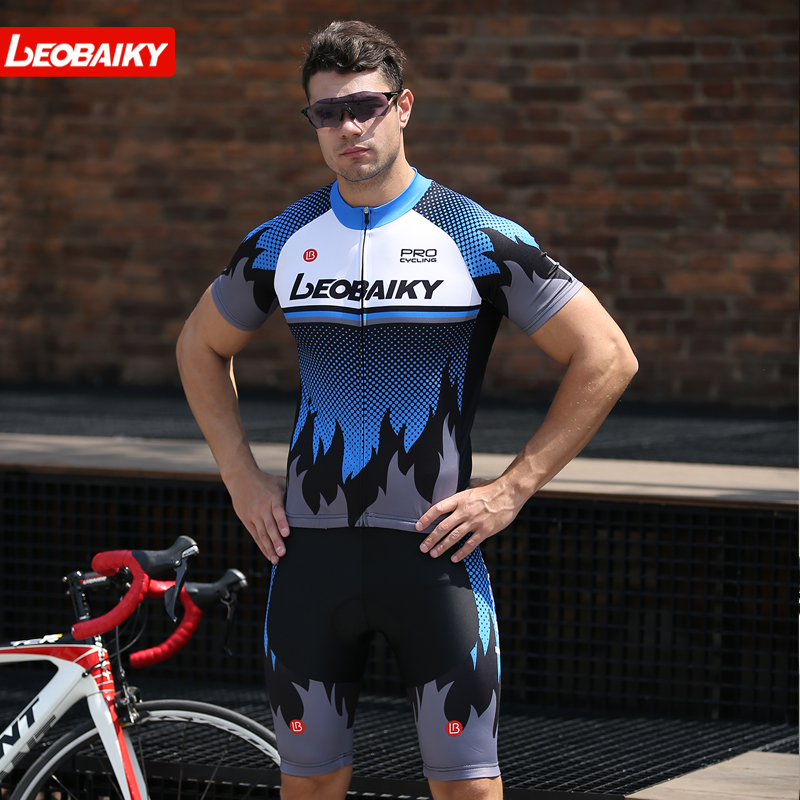 LB2019 cycling suit men's bicycle jacket summer mountain bicycle clothing equipment customized cycling suit short sleeve suit