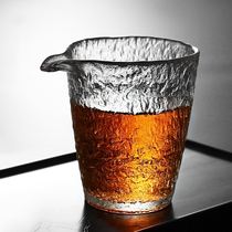 Tea Cup kung fu tea hand grip heat-resistant tea tea set first snow Cup Glass Road cup tea divider set handmade