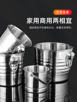 Special Tiger Head Stainless Steel Ice Bucket KTV Champagne Bucket Wine Bucket Ice Bucket Bar Beer Bucket