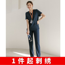 Duozhi summer nurse suit split suit operating room work clothes wash clothes Womens Surgical clothes male doctor brush clothes