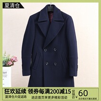 Mens Xking (string)winter new cotton double-breasted wool coat coat 019