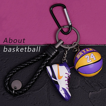 AJ three-dimensional mini shoes model car keychain backpack bag pendant couple basketball hanging men 24 Kobe