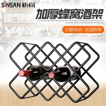 Wine rack ornaments modern minimalist red wine rack living room cabinet European-style storage rack home red wine storage rack