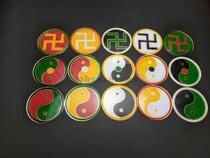 Factory direct batch of ten thousand character stickers tai chi wall stickers three yuan tai chi stickers two yuan tai chi stickers free adhesive boutique seconds