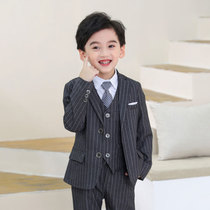 Childrens suit suit boys piano performance dress boy catwalk show foreign style British style small suit formal dress