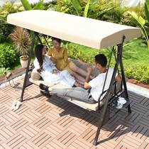 Hammock swing can lie outdoor courtyard garden double balcony terrace rooftop waterproof outdoor dual-purpose rocking chair
