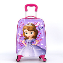 2021 New cute cartoon childrens trolley case 16 inch 18 inch outdoor travel luggage students