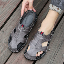 Sandals mens 2022 new dual-use Baotou Driving non-slip Soft bottom trendy beach dongle to wear outdoor cool slippers