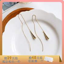 Qingdao Rongda Huixin Handicraft Co. Ltd-Style Fairy Qi Retro Metal Pendant Earline Temperament Fashion Net