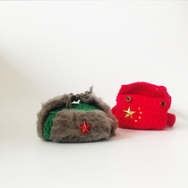 Handmade custom pet hat British short US short Garfield hat Lei Feng hat pet art school bag dog hat