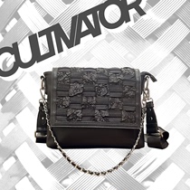 Cultivator original trend personality dark stitching chain Mens and womens dual-use shoulder messenger messenger bag