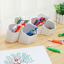 Childrens ins pen holder storage box Student large capacity stationery pen holder Multi-function pen barrel Desktop can be split to hang on the wall