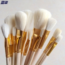 Professional gold wool brush paint ceramic watercolor craft Head S Pen oil painting brush color brush soft painting brush
