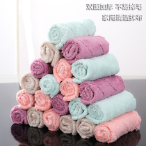 Coral velvet hand towel Kitchen bathroom Childrens adult hanging hand towel rag Multi-purpose dishwashing cloth Small towel
