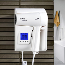 Wall-mounted electric hair dryer household non-perforated negative ion hotel wall-mounted bathroom high-power hair dryer toilet