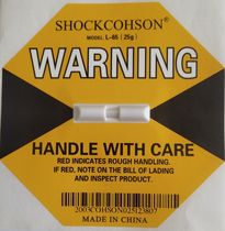 Shockproof label self-adhesive shock label sticker logistics transportation monitoring impact indicator manufacturers direct sale