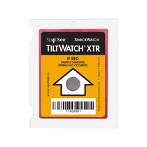 Tiltwatch XTR anti-tilt label large valuables wooden box packaging transportation anti-loss anti-dumping label