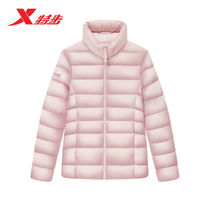 Special step Womens Sports down jacket 2021 Winter new light and thin warm collar casual coat 980428190538