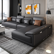 Leave-in technology fabric sofa Modern simple living room size apartment type Nordic light luxury fabric sofa furniture