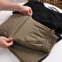 Offline 1000 cold resistant warm minus 20 ° cold waterproof four-sided spring winter mens down pants