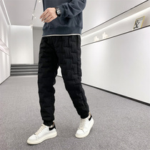 Autumn Winter Plus Fat Increase Yard Warm Cotton Pants Outside Wearing Fat People Loose Casual Pants Fatson Thickening Long Pants Faggot Pants Mens Pants