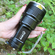 Strong light flashlight Rechargeable ultra-bright long-range 50000 xenon lamp LED household small portable W outdoor searchlight